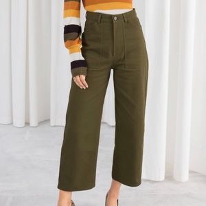 & Other Stories Wide Leg Utility Pants